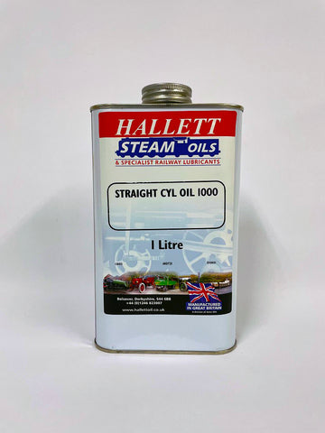 Straight Cylinder Oil 1000NC - Hallett Steam Oils - STO021 SAE 250