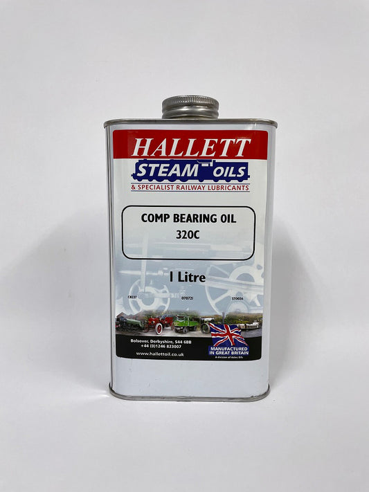 Compounded Bearing Oil 320C - Hallett Steam Oils - STO026
