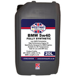 5W40 BMW Longlife Fully Synthetic Engine Oil LL-04 LL-01 LL-98