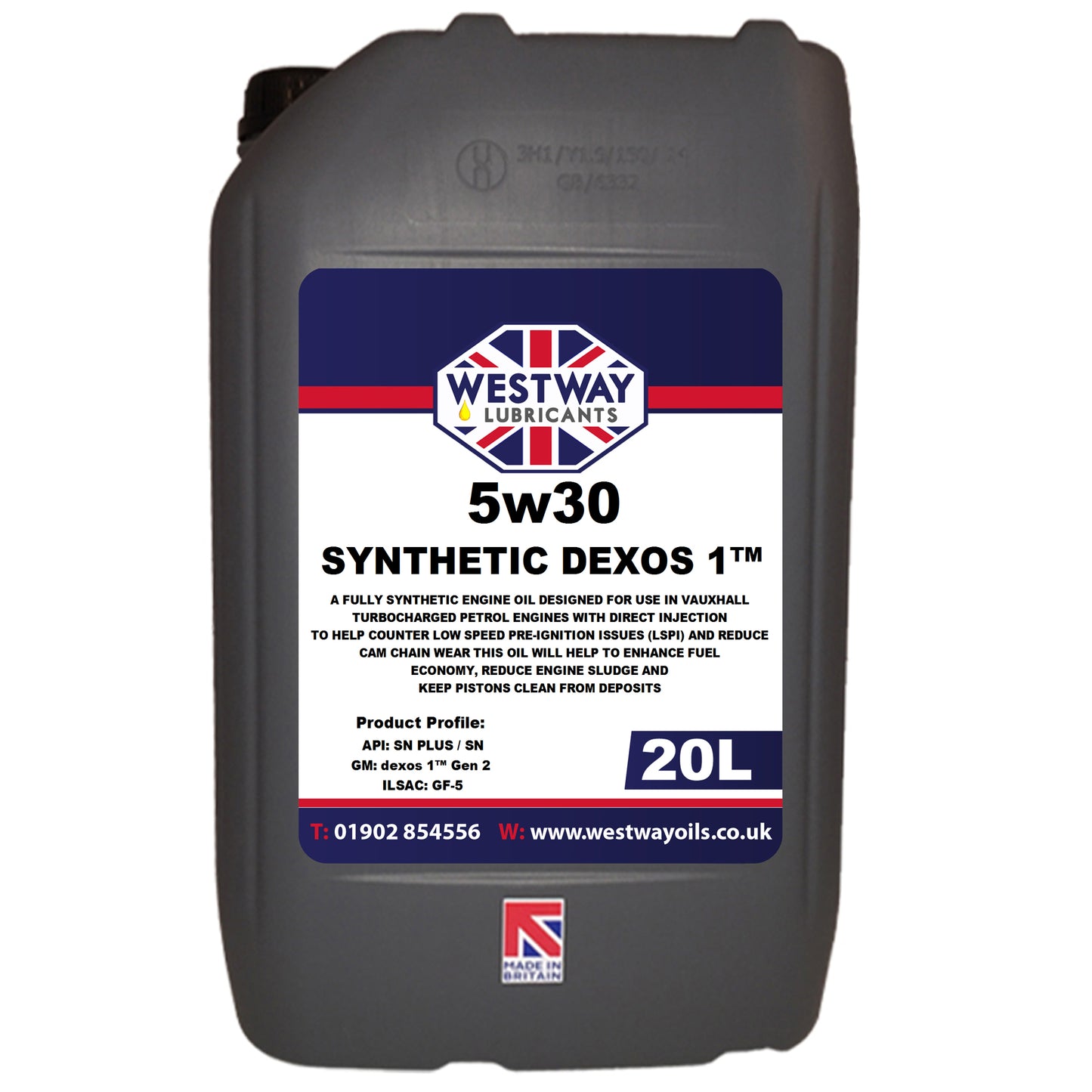 5w30 Dexos 1 Gen 2 Synthetic Engine Oil for Vauxhall Fiat Peugeot Citroen