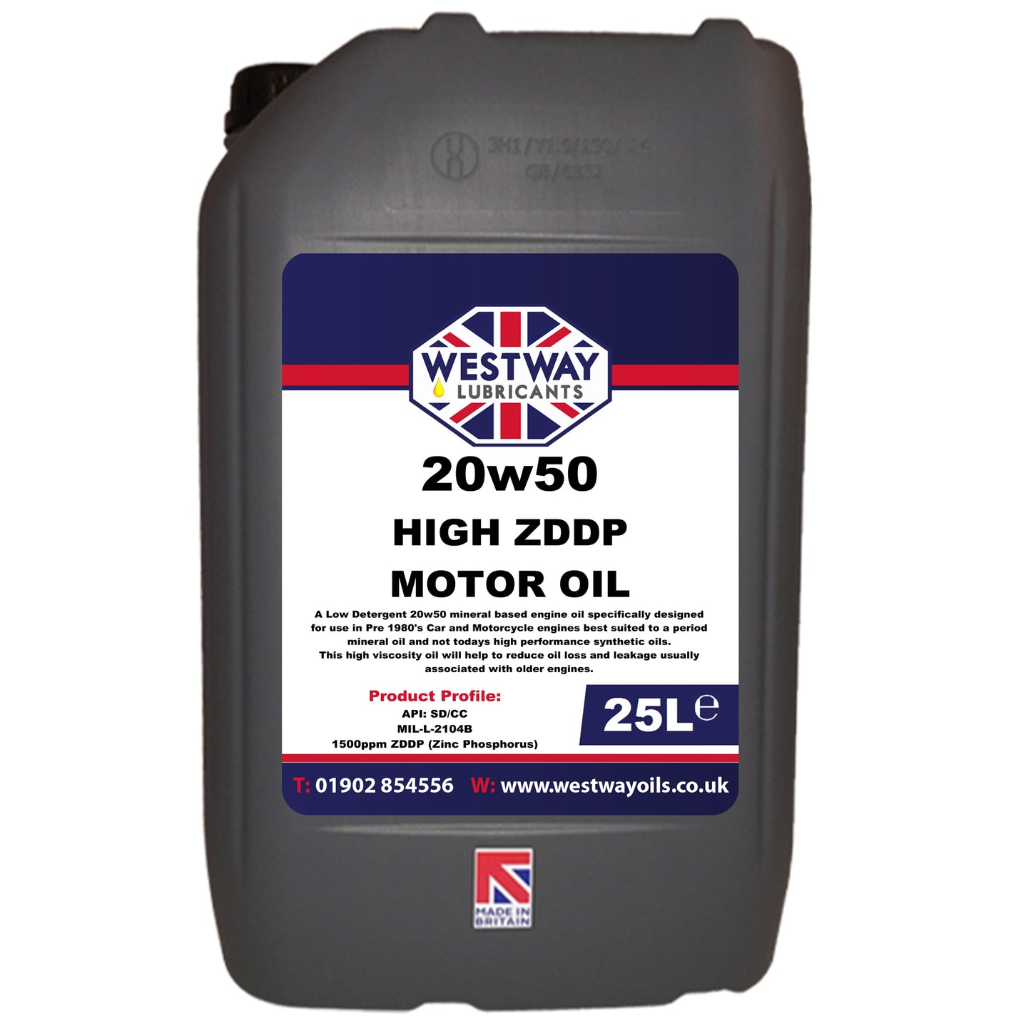 20w50 Mineral Classic Motor Oil High ZDDP