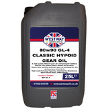 80w90 Gear Oil Mineral GL-4 Yellow Metal Safe