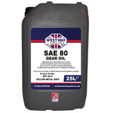 SAE 80 / EP 80 Mineral Gear Oil GL-4 Hypoid 80w