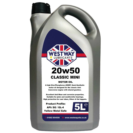 20w50 Classic Mini Oil Semi-Synthetic Oil High ZDDP API: SG GL-4