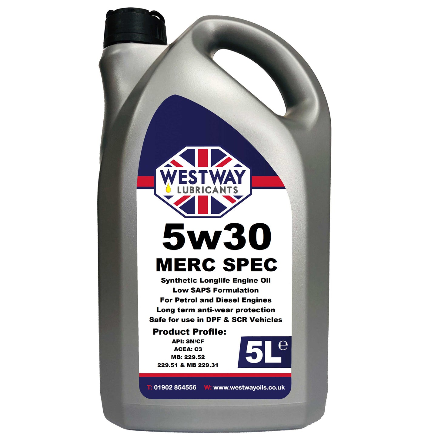 5w30 Fully Synthetic Mercedes Spec 229.51 C3 Low SAPS Engine Oil