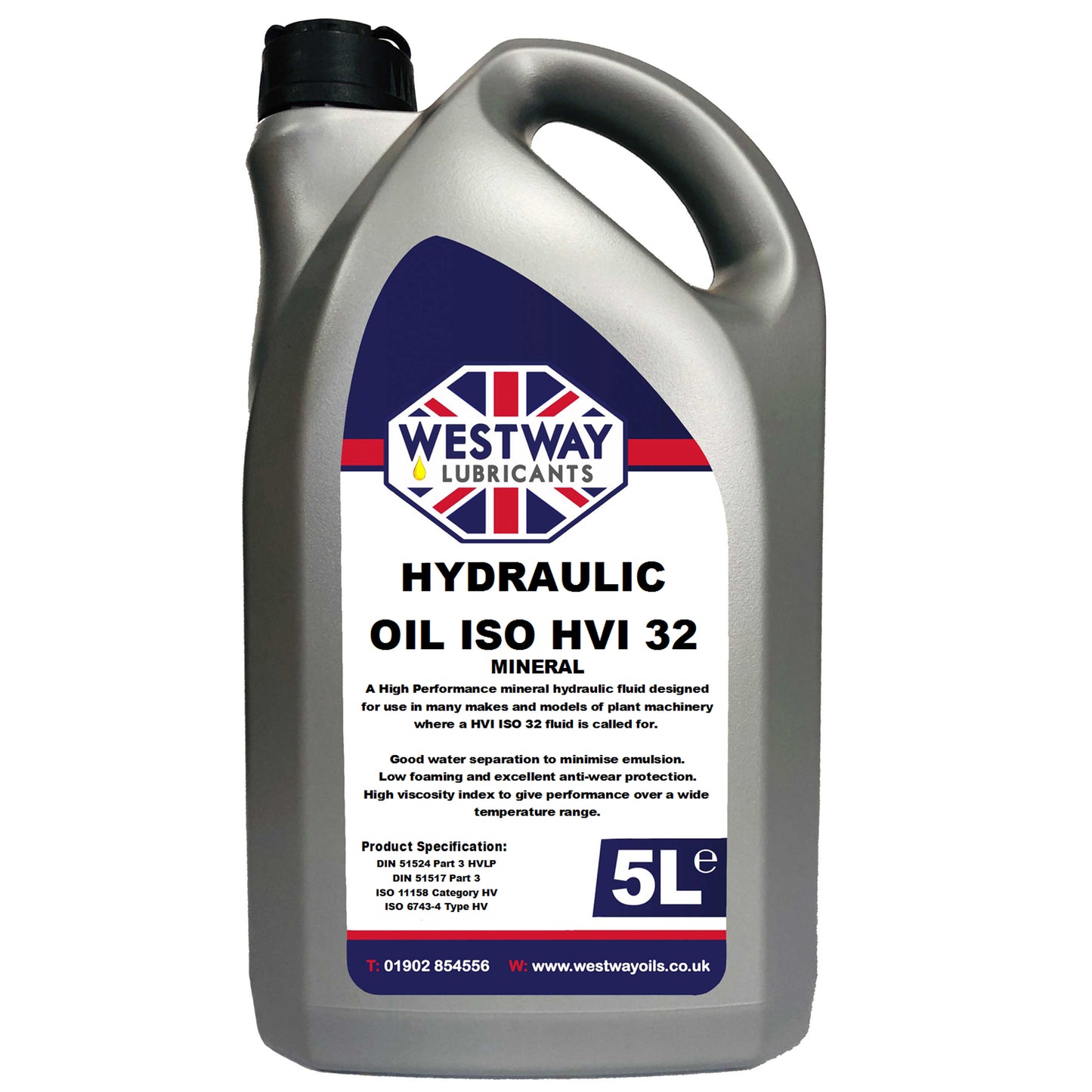 Hydraulic Oil ISO HVI 32 High Viscosity Index Mineral Oil