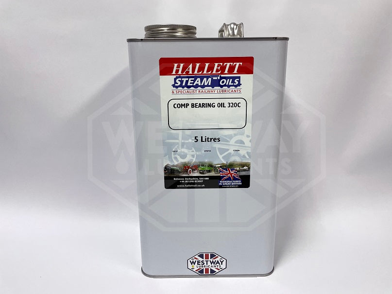 Compounded Bearing Oil 320C - Hallett Steam Oils - STO026