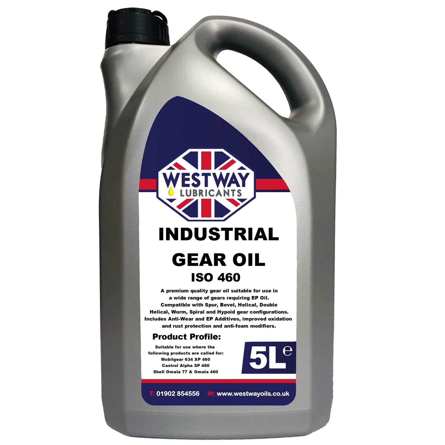 Industrial Gear Oil 460 Mineral Yellow Metal Safe
