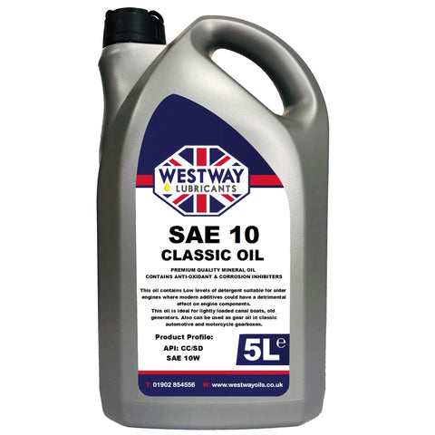 SAE 10 Mineral Classic Motor Oil
