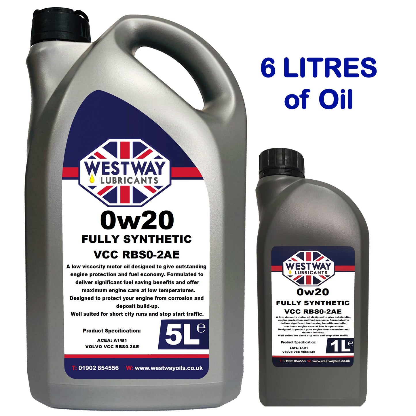 0W20 VCC RBS0-2AE Volvo Spec Synthetic Engine Oil 0w/20