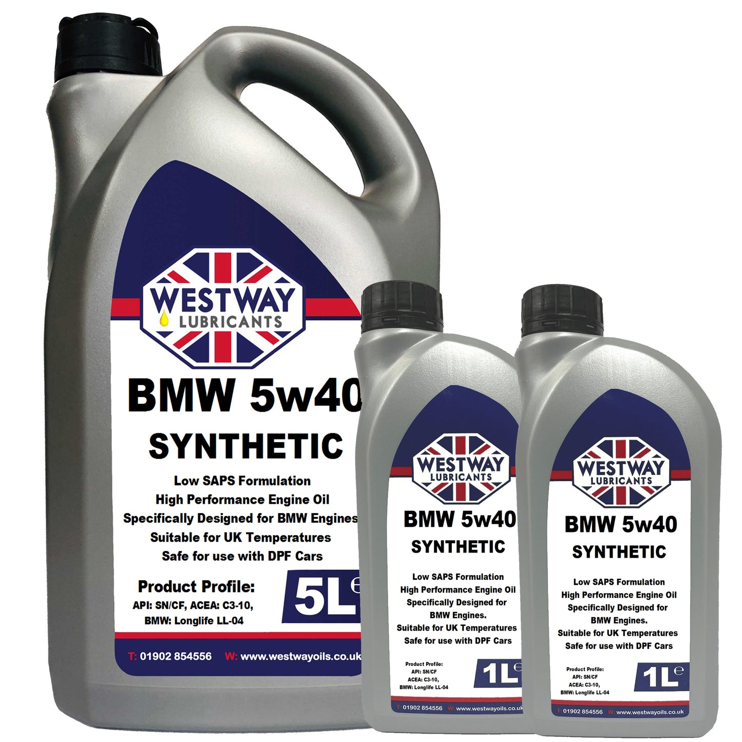 5W40 BMW Longlife Fully Synthetic Engine Oil LL-04 LL-01 LL-98