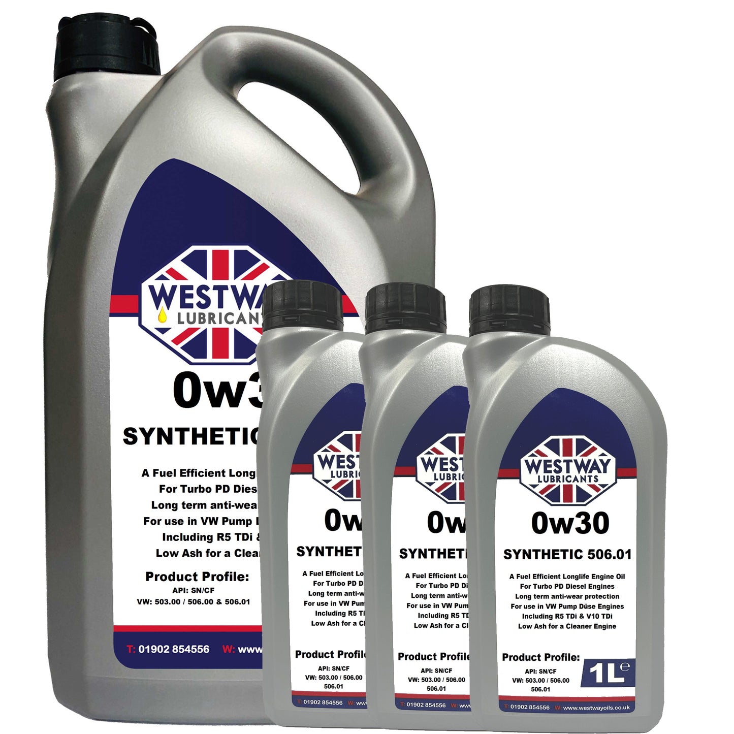 0w30 Fully Synthetic VW 506.01 Low SAPS Engine Oil